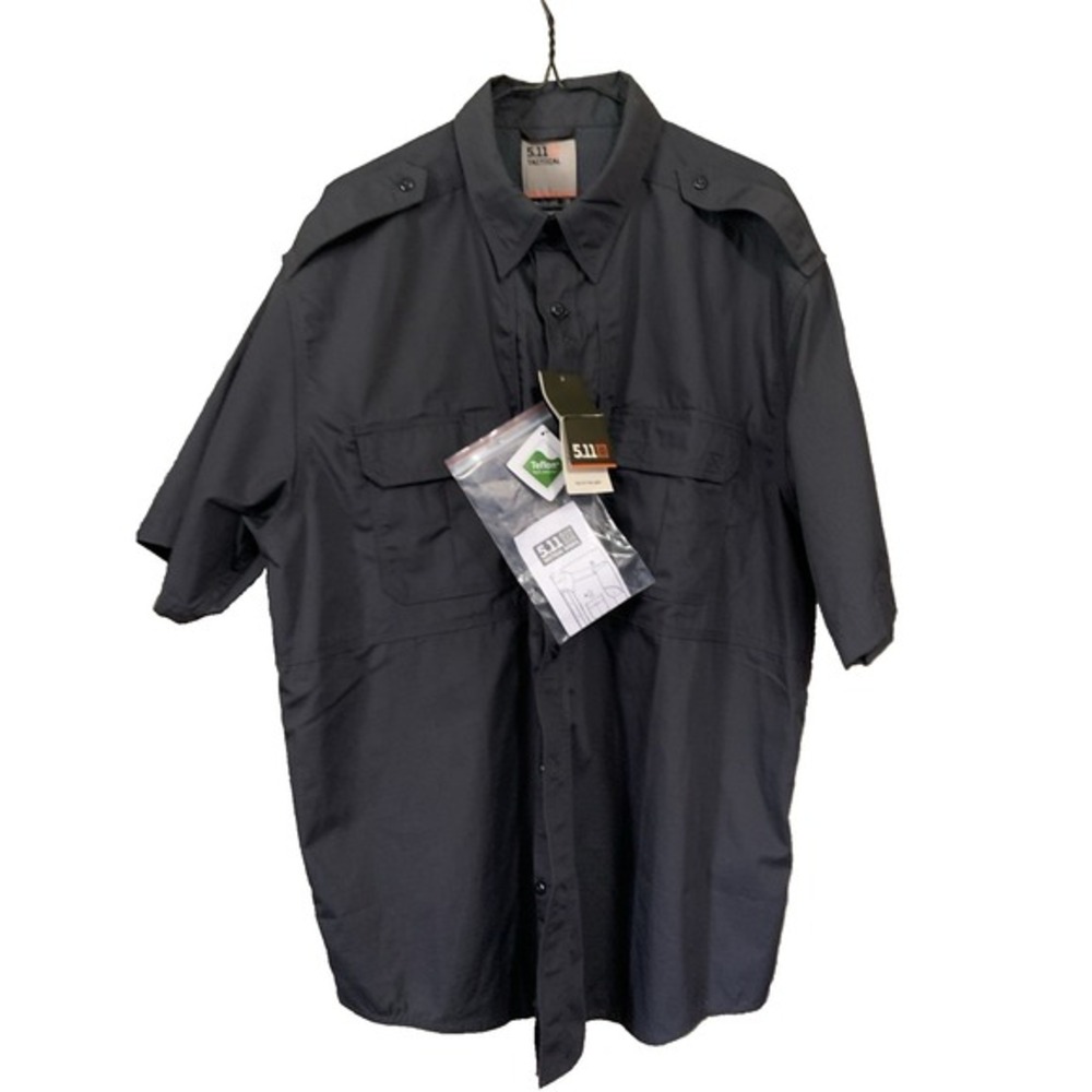 NWT 5.11 XL Tactical Taclite Pro Short-Sleeve Button Up Shirt Mens Style 71175